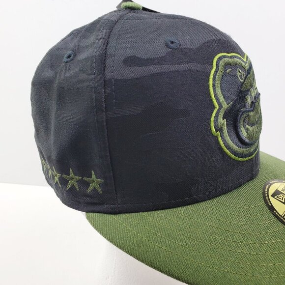 Baltimore Orioles Fitted Hat New Era Memorial Day 59FIFTY On Field 6 7/8 NWT - Picture 7 of 12